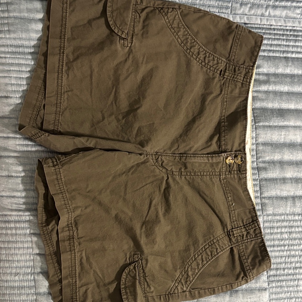 Dockers Womens Olive Green Shorts